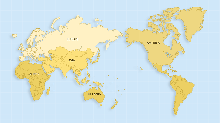 world map